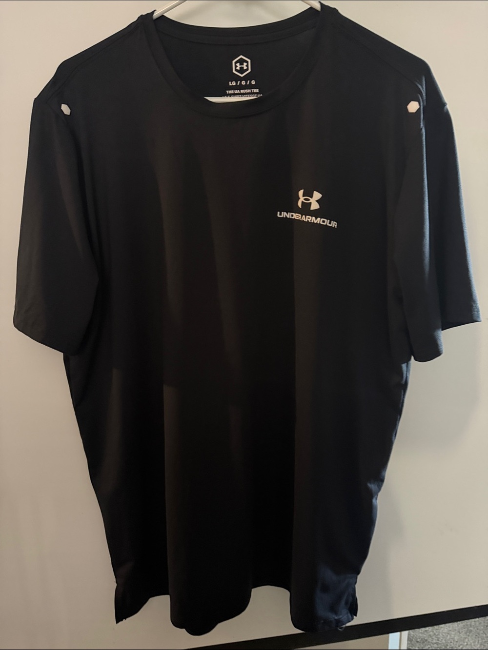 Under Armour Black Men's Short-Sleeve Performance Tee with Logo